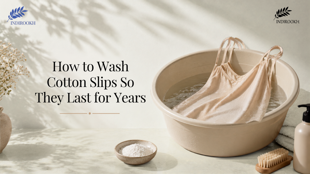 How to Wash Cotton Slips So They Last for Years