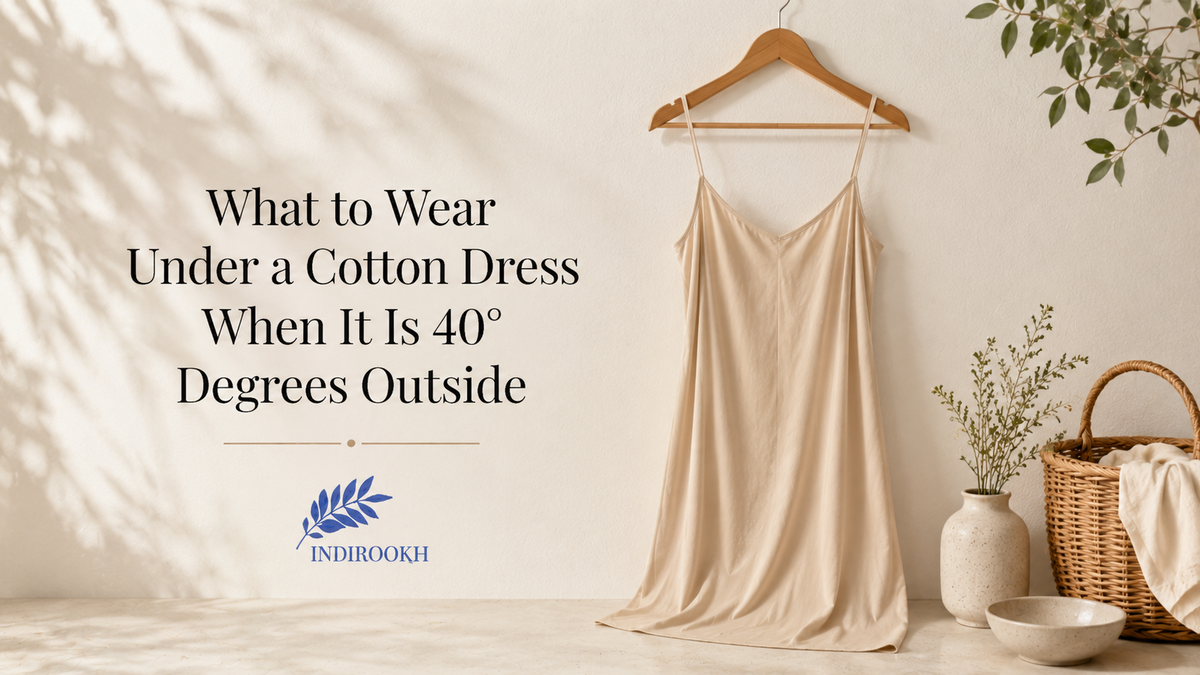 What to Wear Under a Cotton Dress When It Is 40 Degrees Outside
