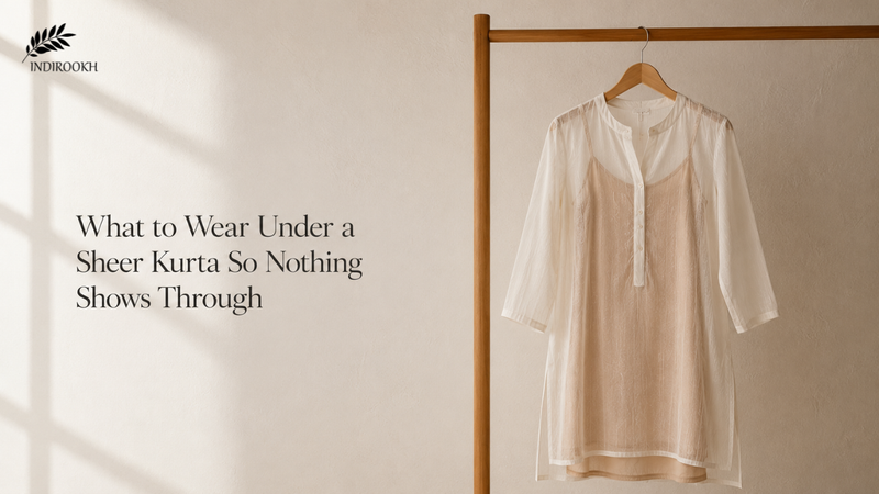 What to Wear Under a Sheer Kurta So Nothing Shows Through