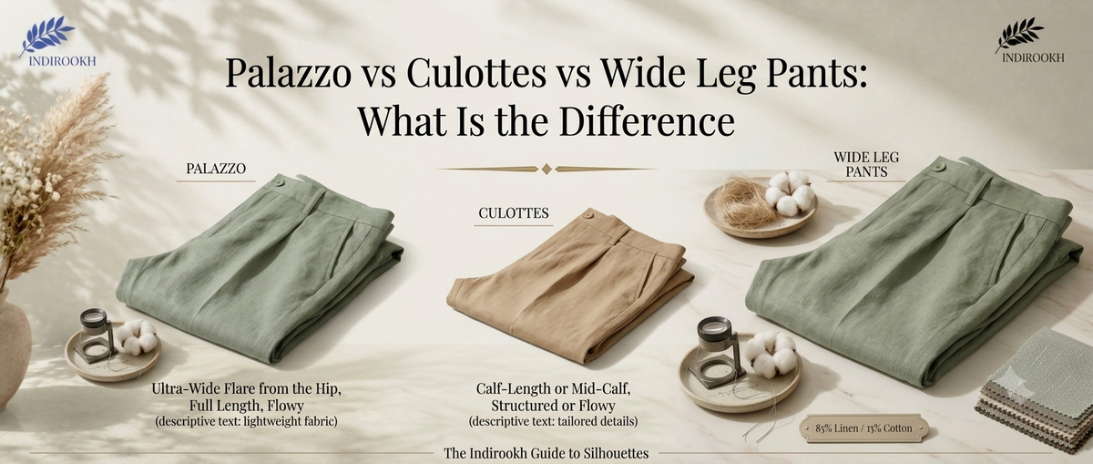 Palazzo vs Culottes vs Wide Leg Pants: What Is the Difference