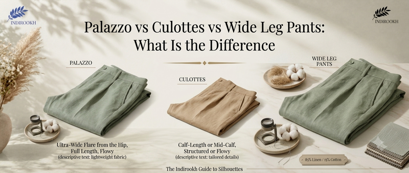 Palazzo vs Culottes vs Wide Leg Pants: What Is the Difference