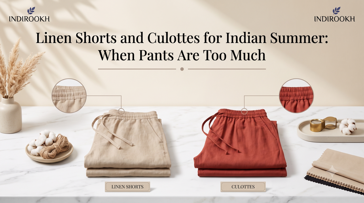 Linen Shorts and Culottes for Indian Summer: When Pants Are Too Much