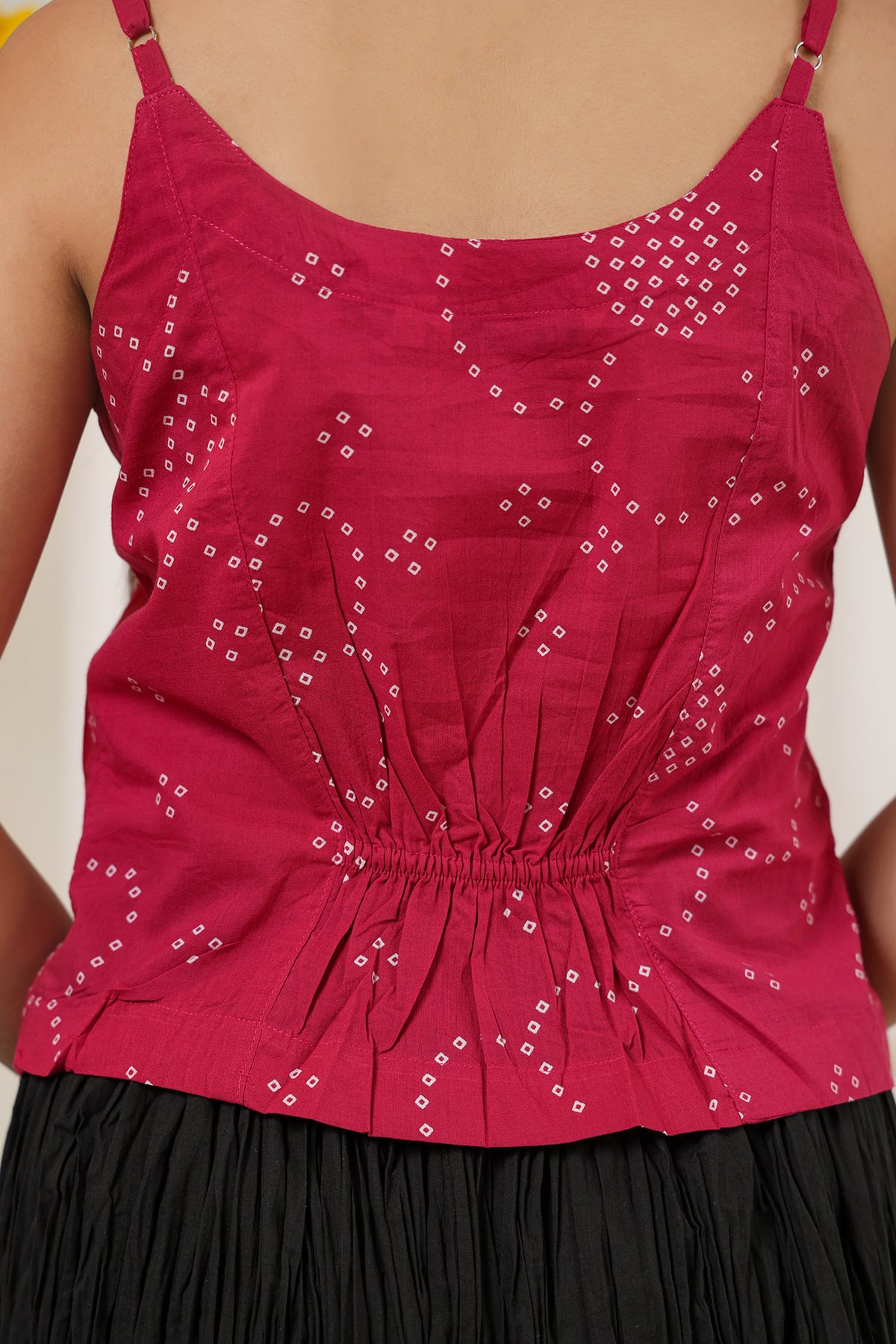 Strappy Top with Embroidery Detail