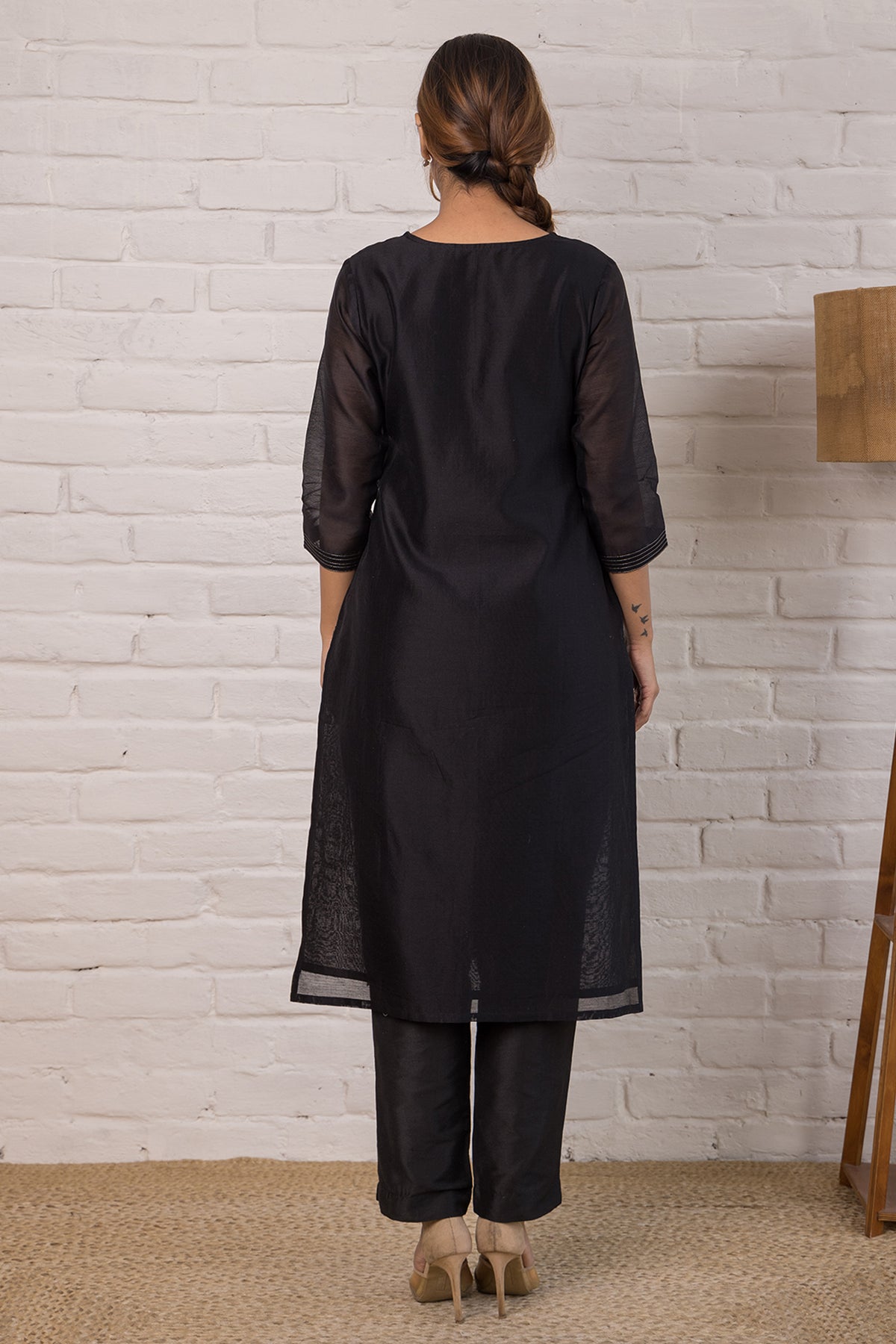 Chanderi Kurta with Embroidery