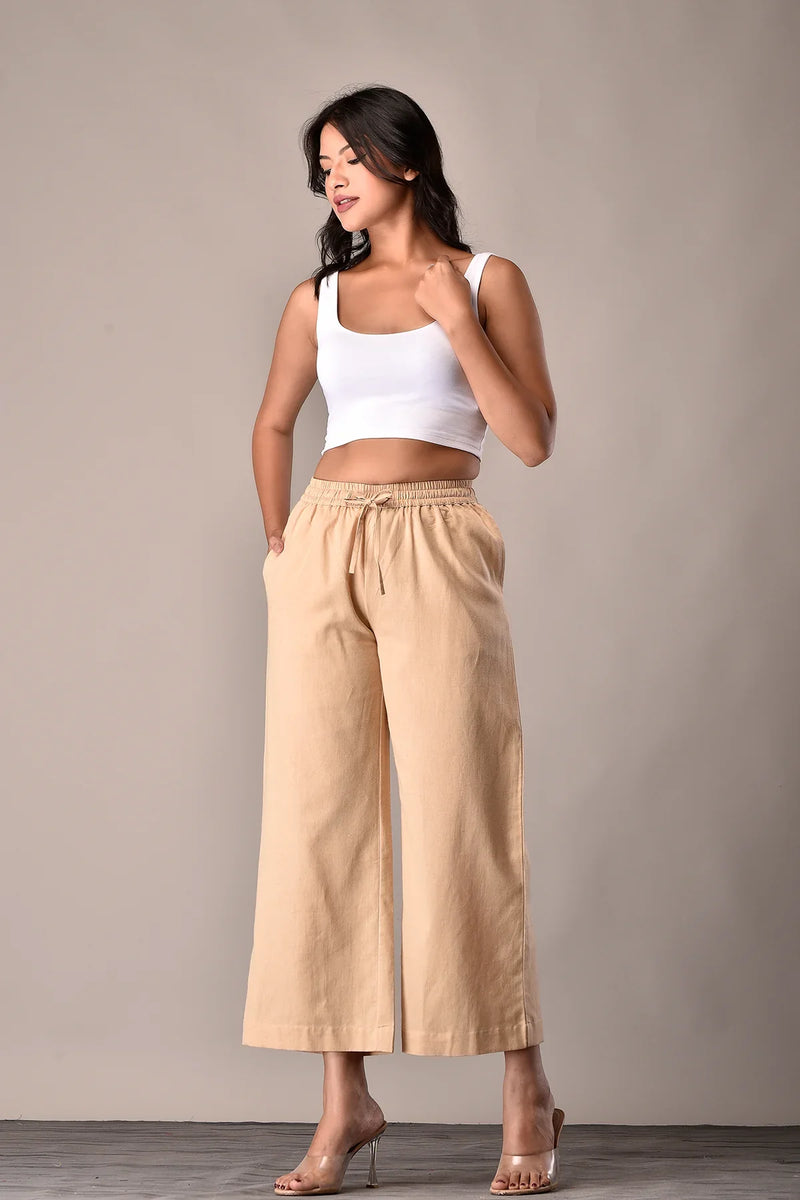 Linen-Cotton Culottes