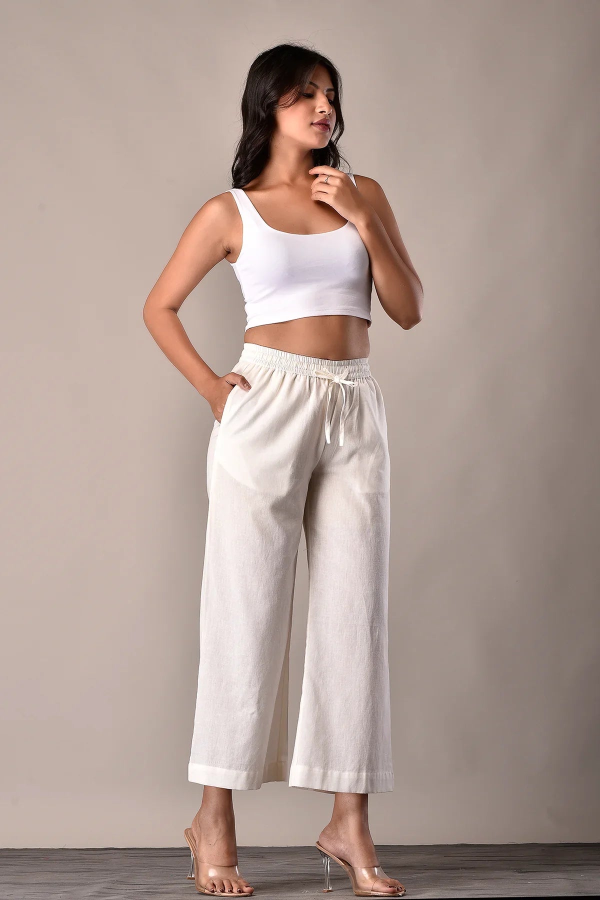 Linen-Cotton Culottes