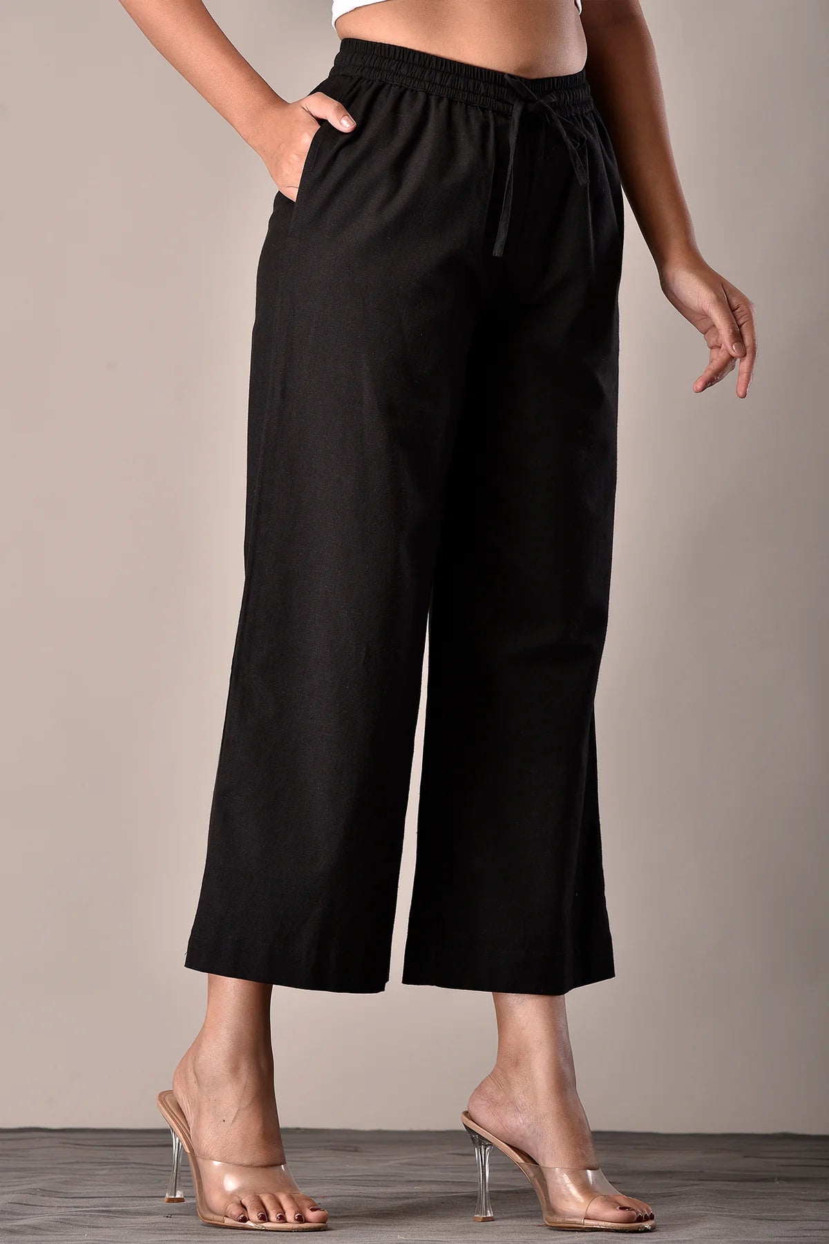 Linen-Cotton Culottes