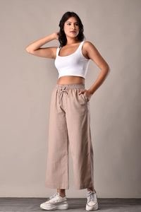 Linen-Cotton Culottes