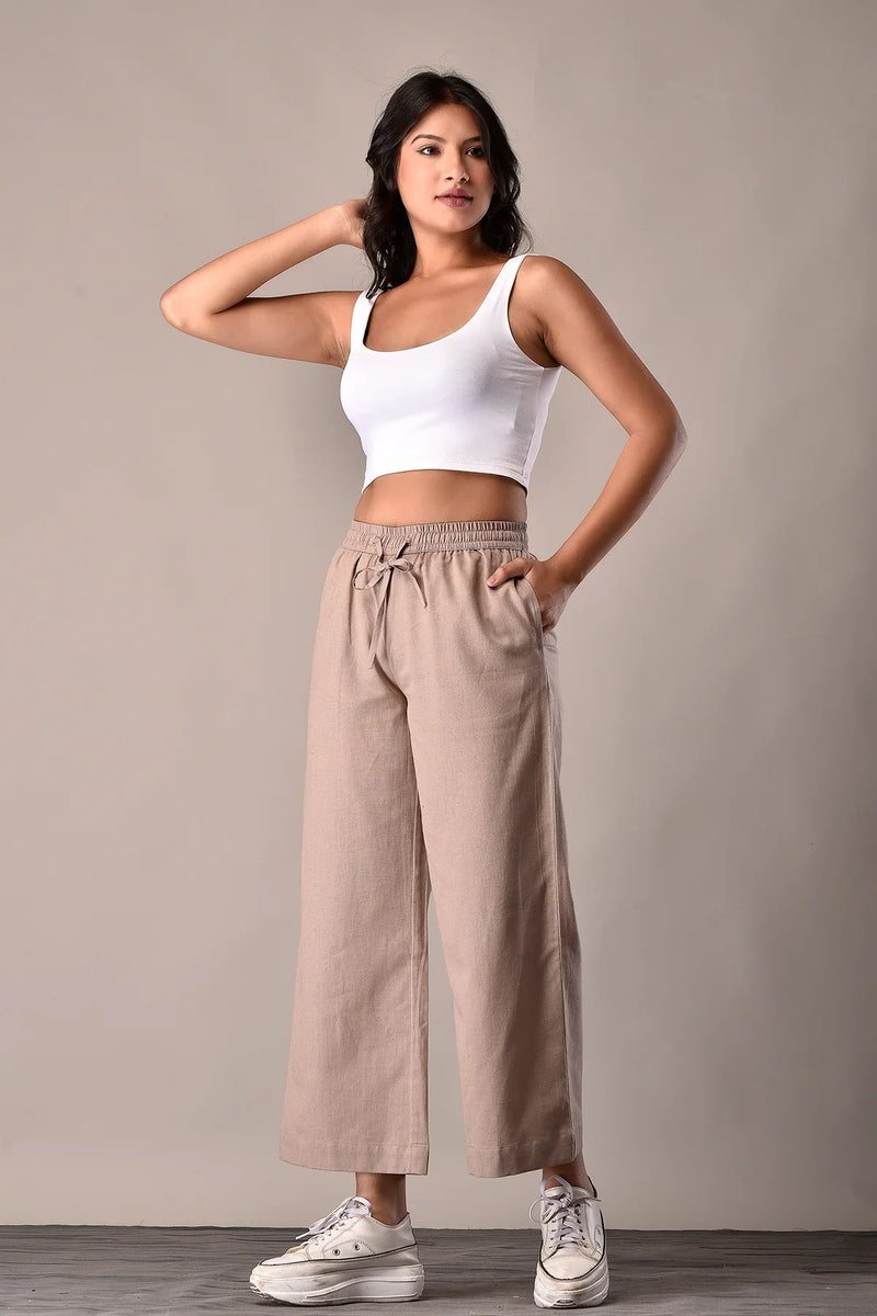 Linen-Cotton Culottes