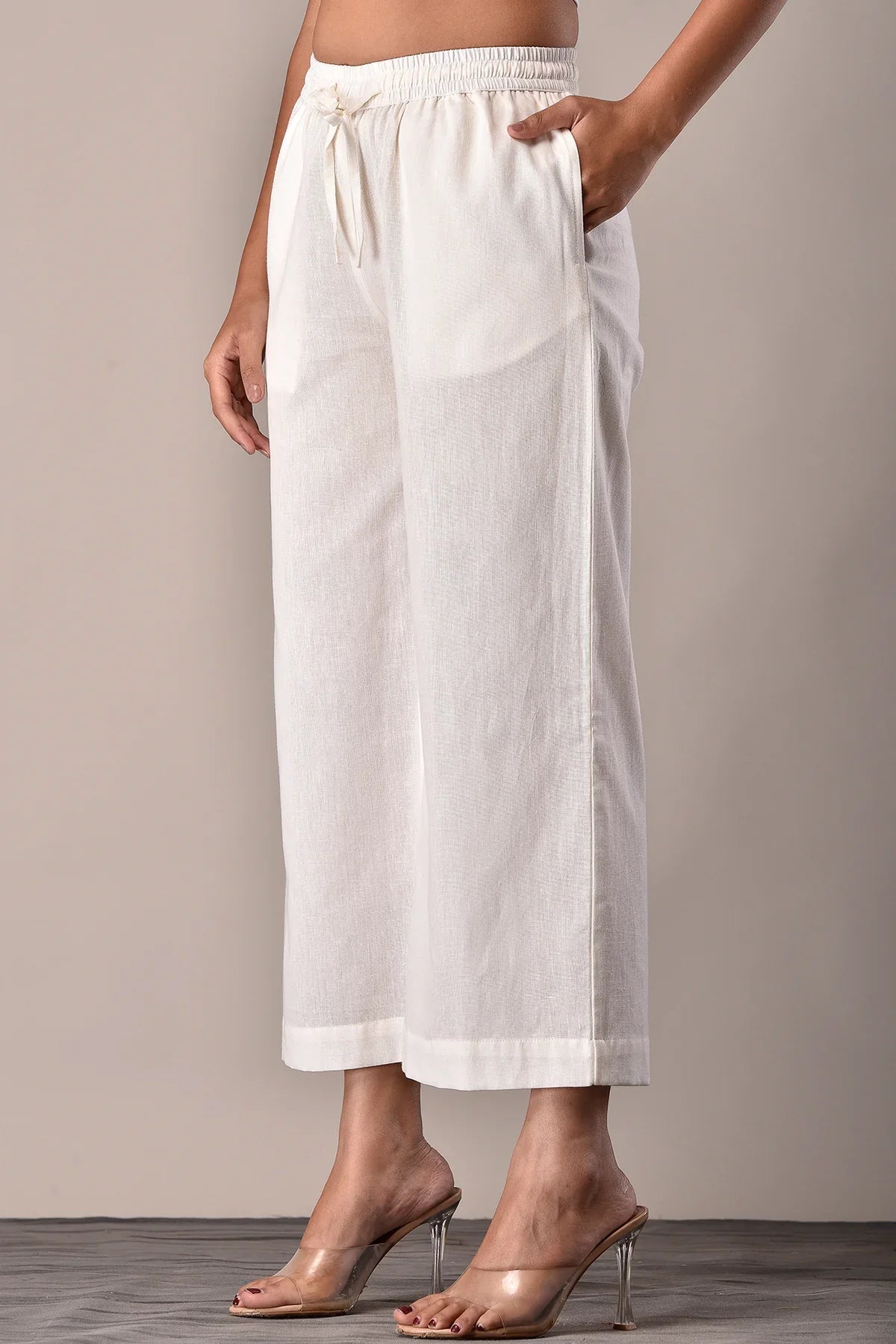 Linen-Cotton Culottes