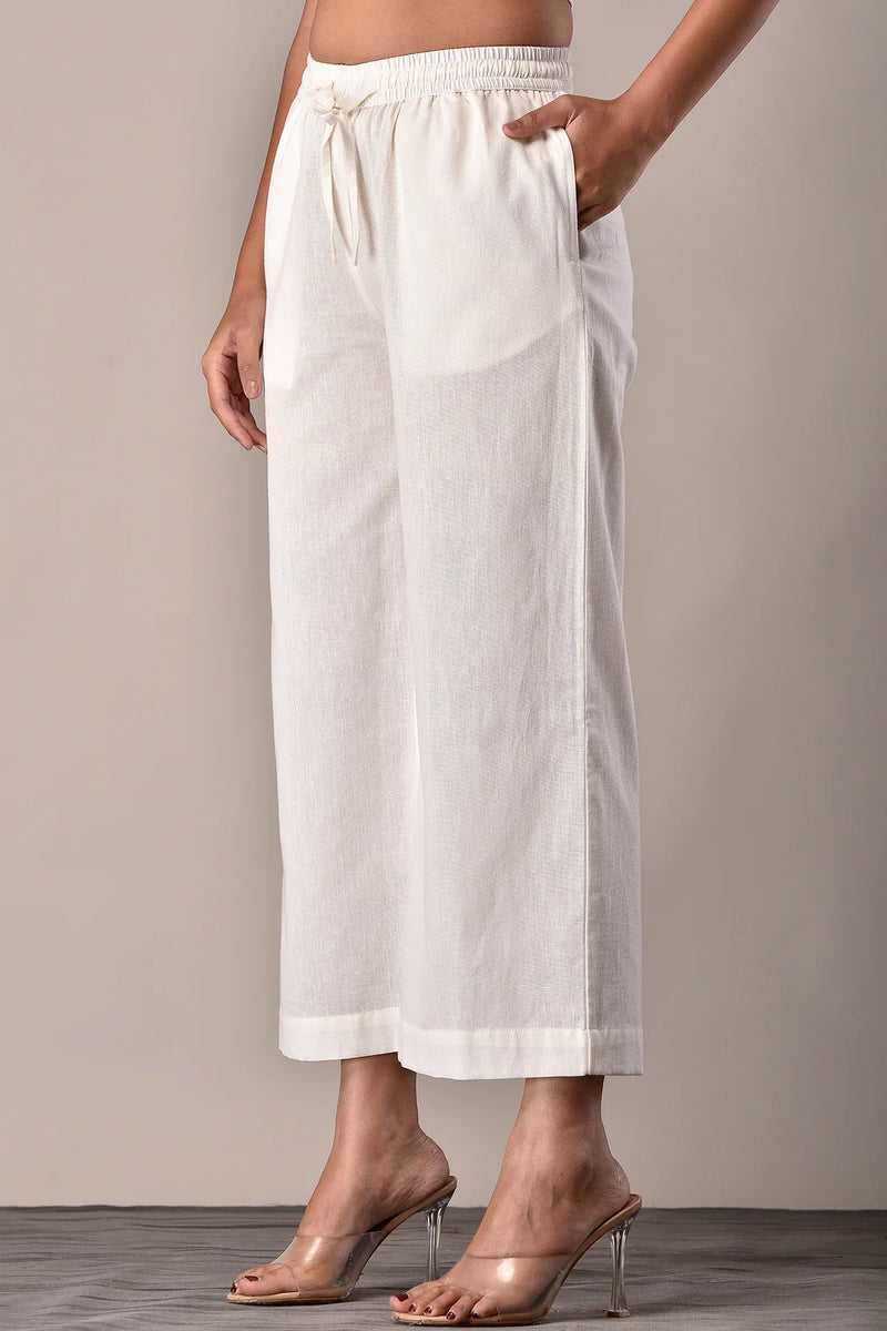 Linen-Cotton Culottes