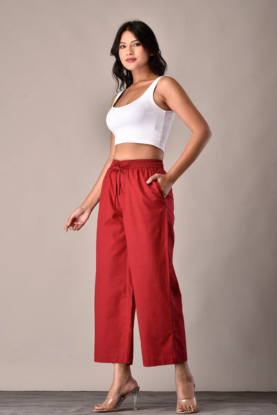 Linen-Cotton Culottes