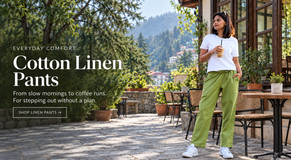 Cotton Linen Pants - everyday comfort