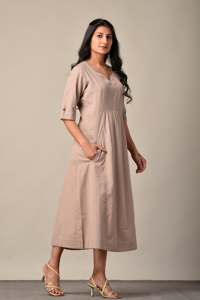 Linen-Cotton Dress