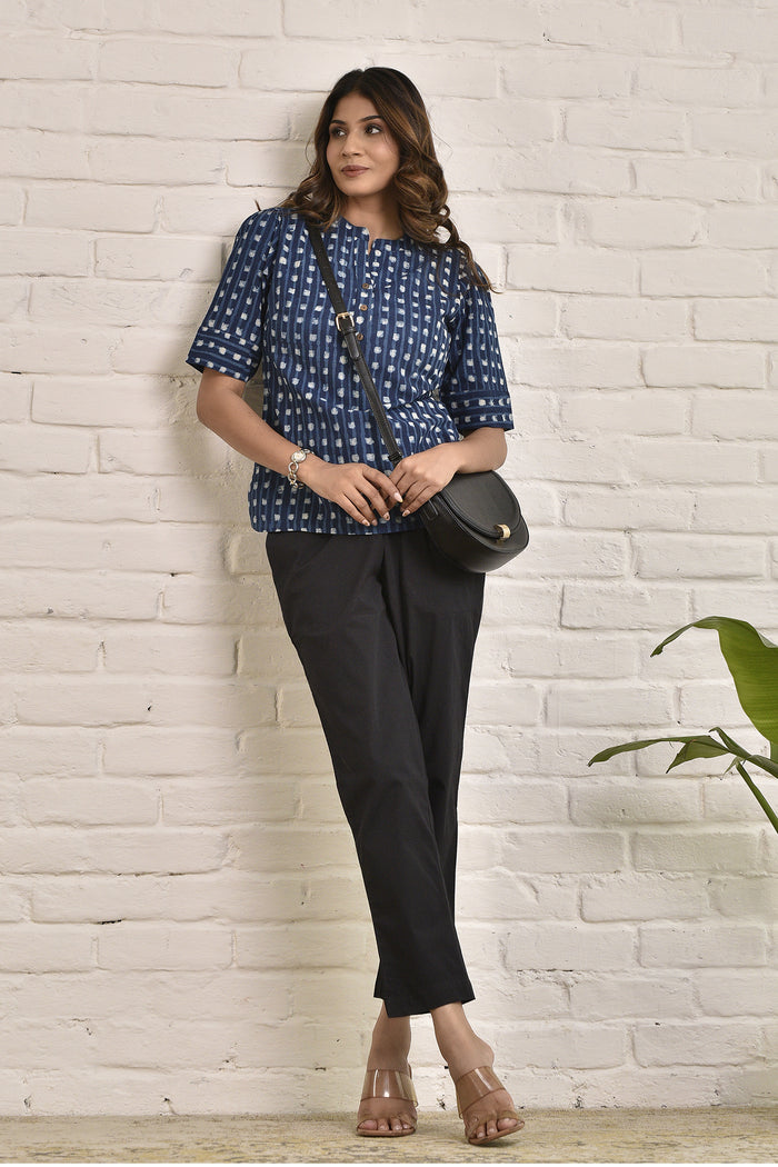 Straight Fit Stretchable Pant