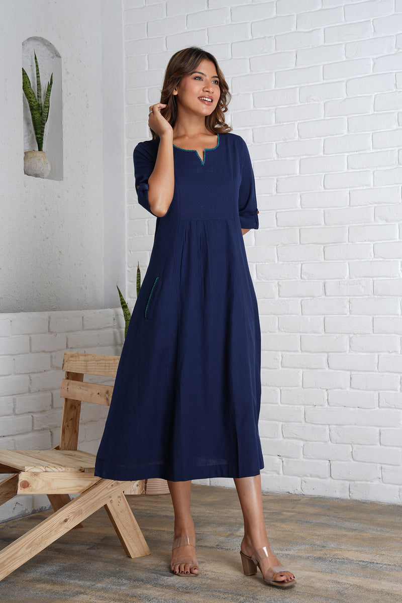 Linen-Cotton Dress