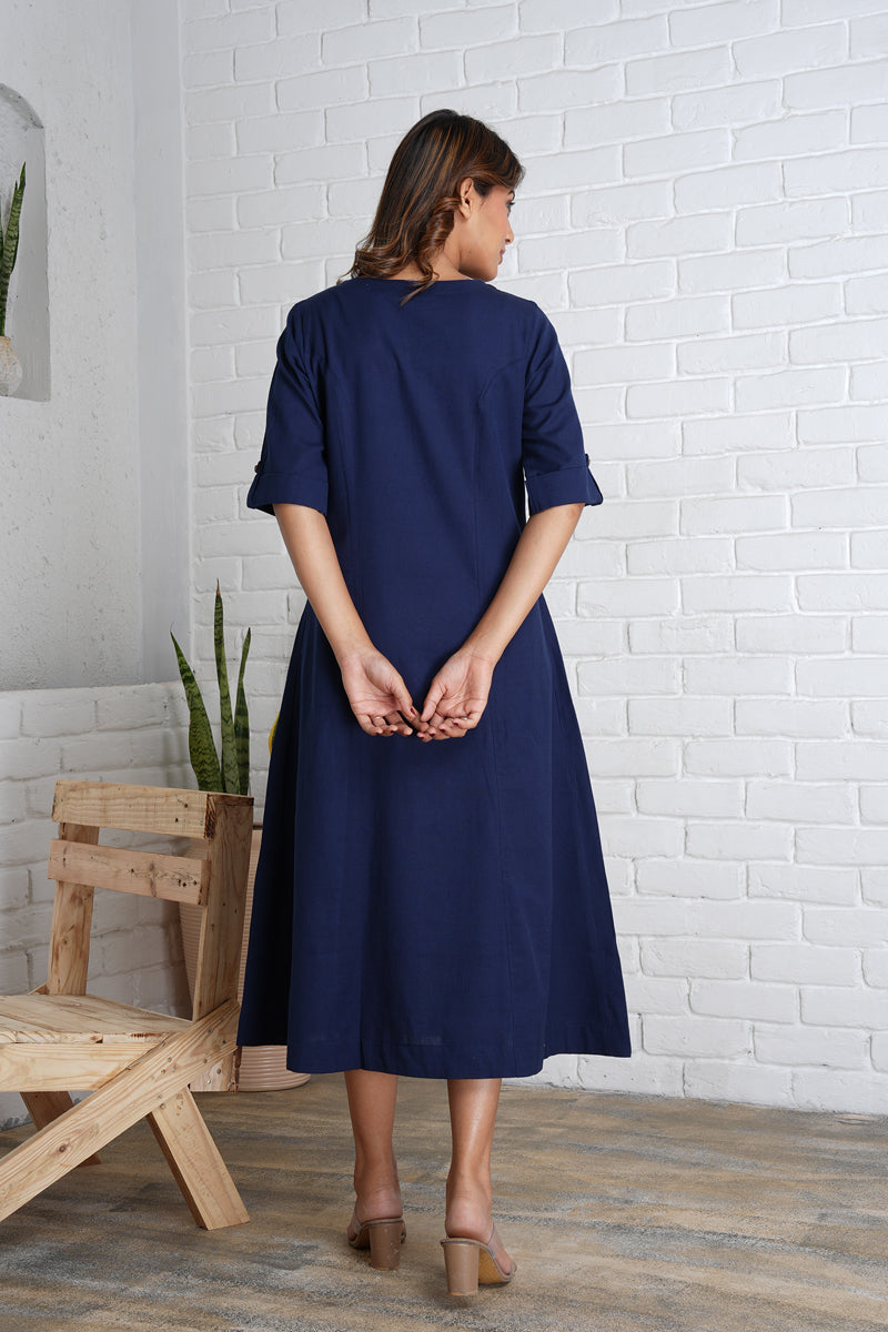 Linen-Cotton Dress