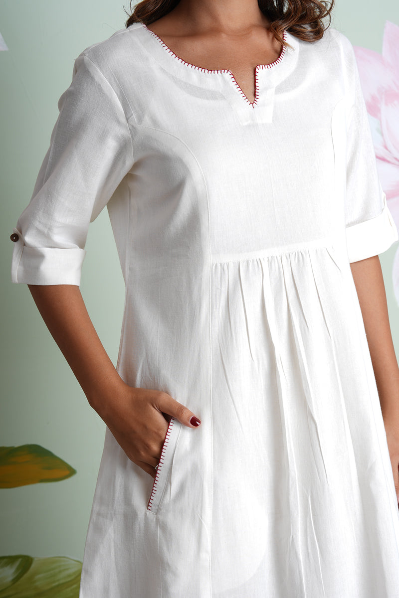 Linen-Cotton Dress