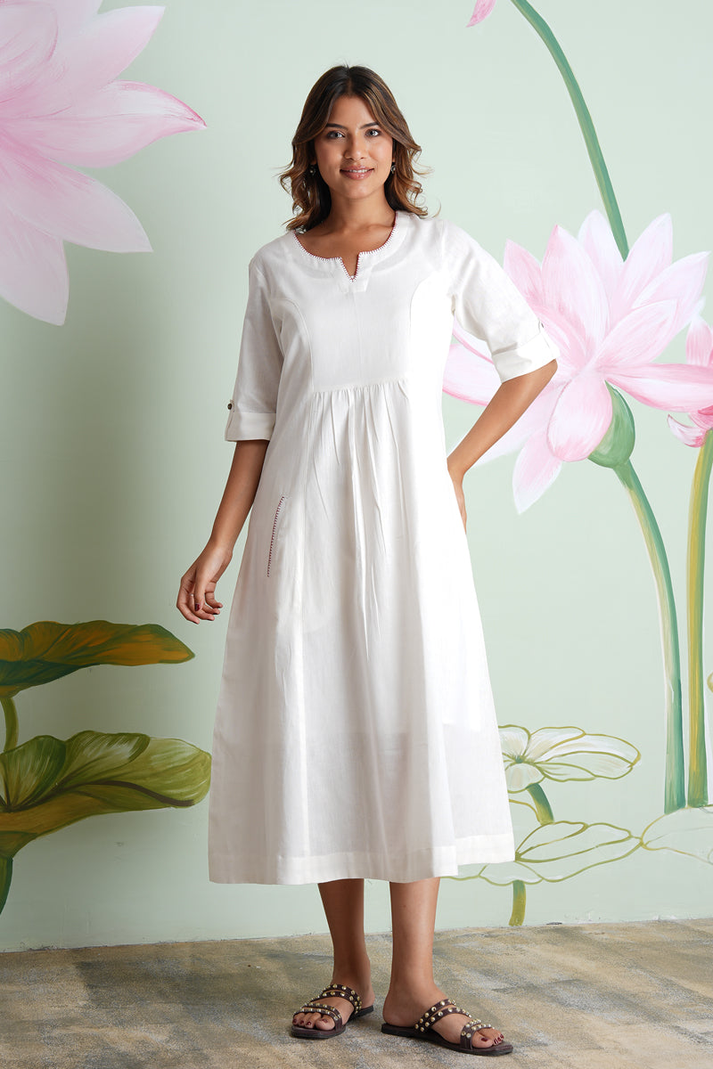 Linen-Cotton Dress