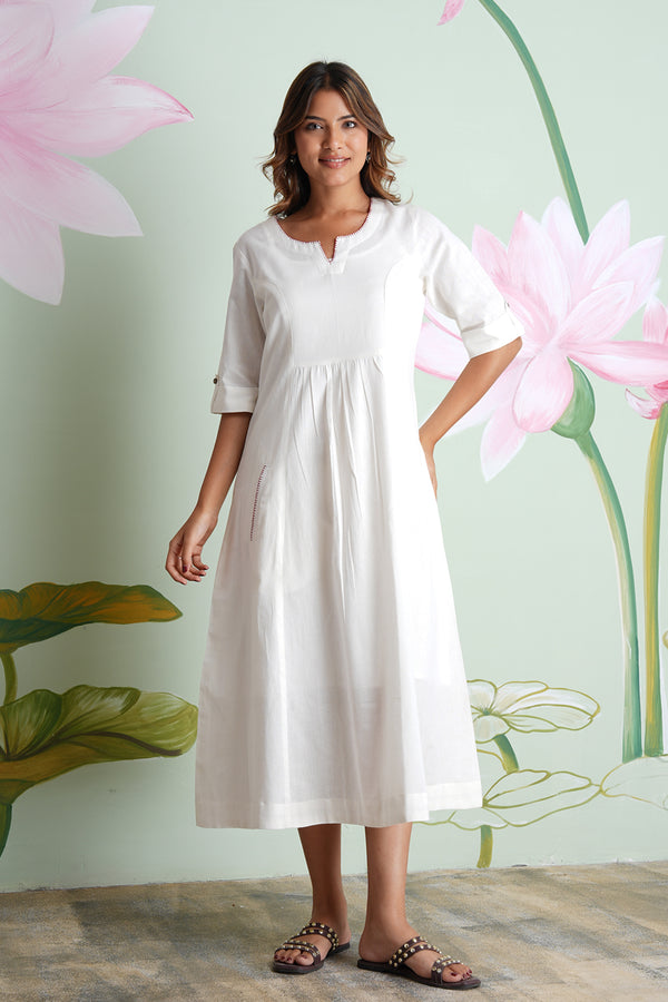 Linen-Cotton Dress