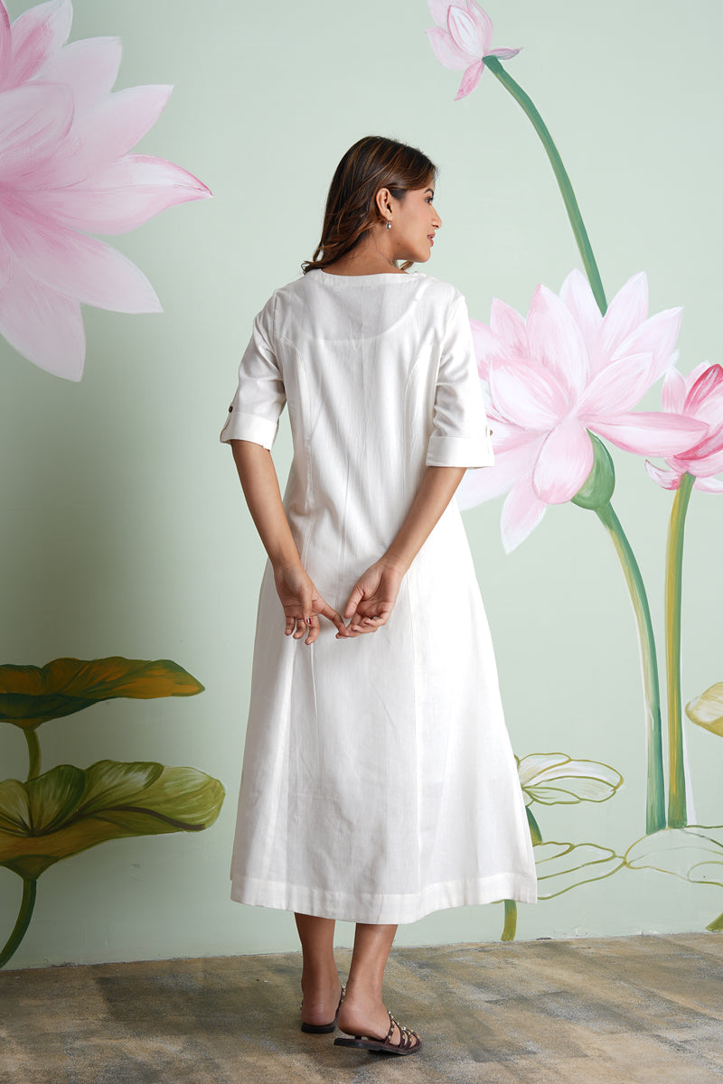 Linen-Cotton Dress