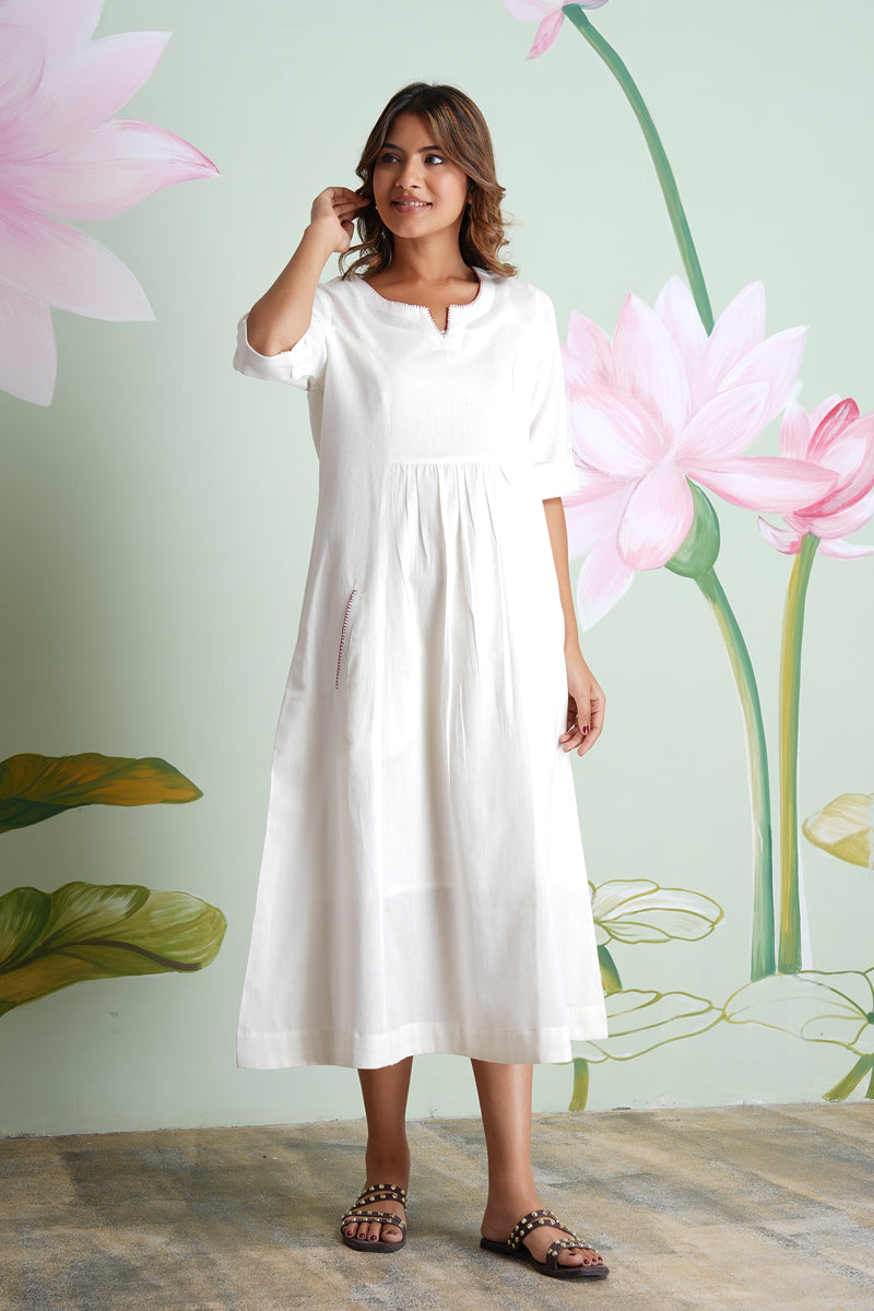 Linen-Cotton Dress