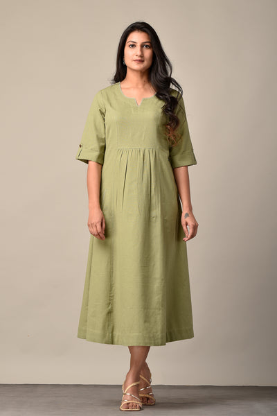 Linen-Cotton Dress