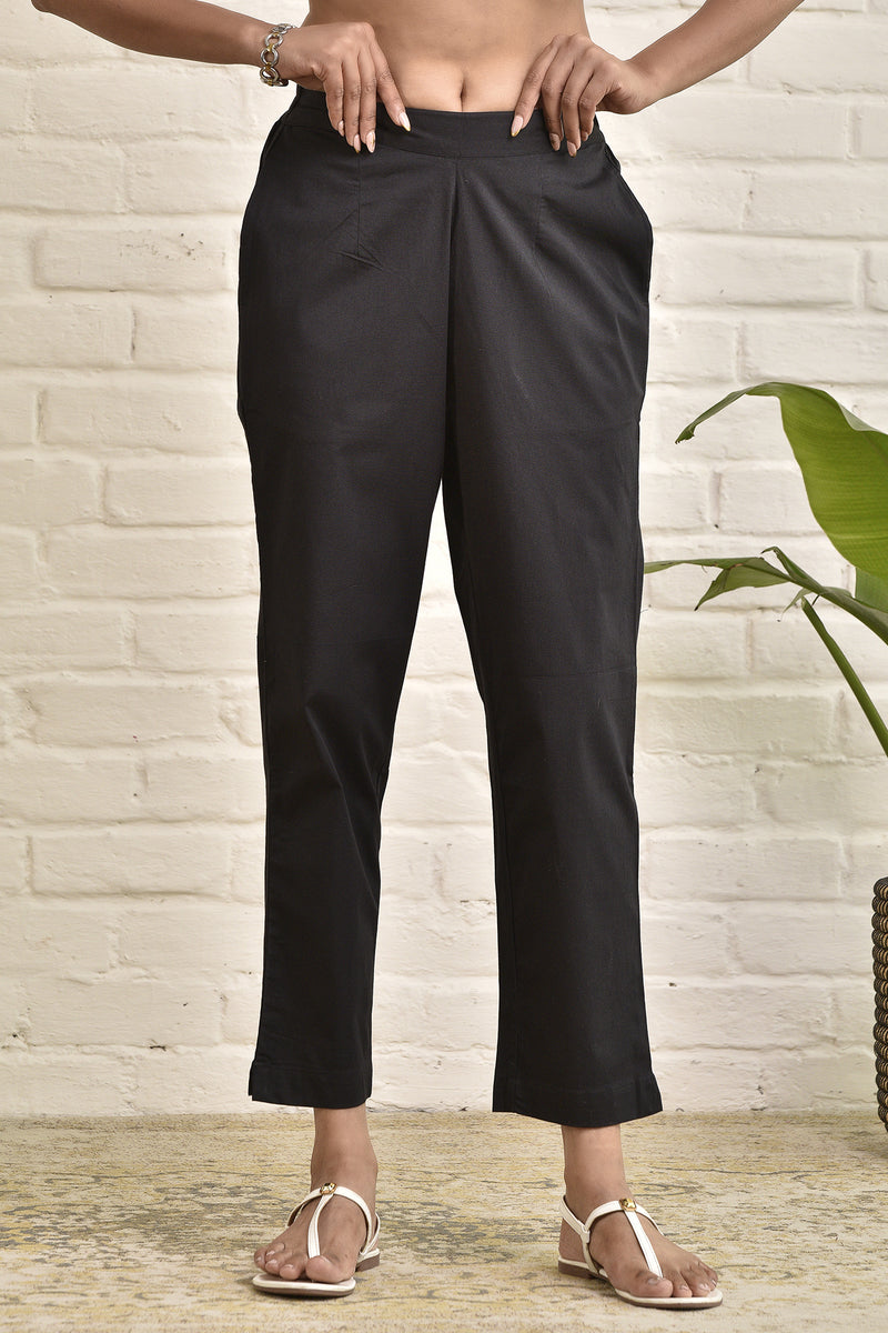 Straight Fit Stretchable Pant