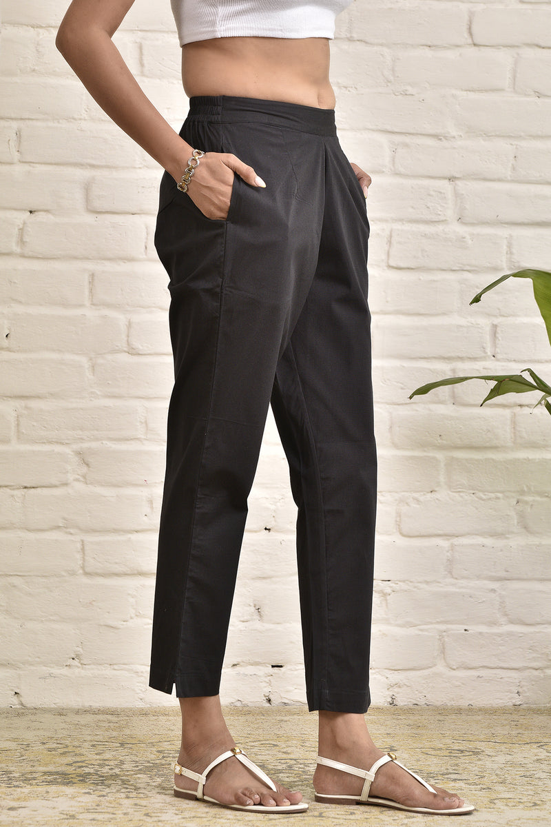 Straight Fit Stretchable Pant