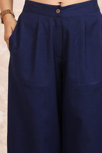 Linen Pleated Wide Leg Pants