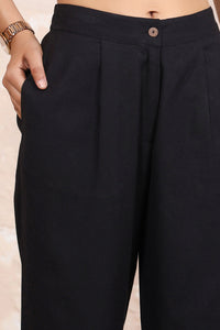 Linen Pleated Wide Leg Pants