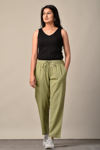 Linen-Cotton Pants