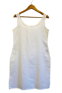 Kurta Slip in Cotton Voile Off White