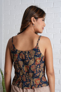 Strappy Top with Embroidery Detail
