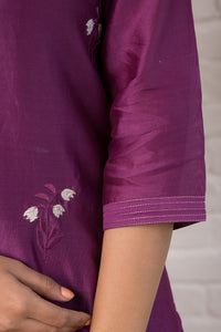 Chanderi Kurta with Embroidery