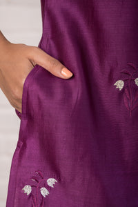 Chanderi Kurta with Embroidery
