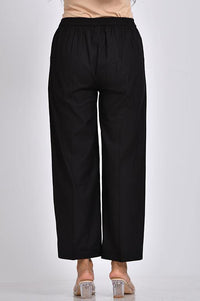 Pleated Culottes in Cotton Satin - Indirookh